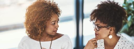 women talking